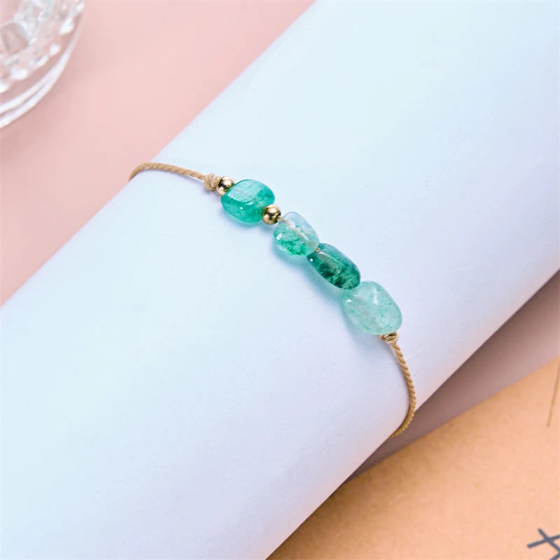 12 Zodiac Sign Homme Constellation Bangles Men Cancer Virgo Leo Natural Stone Handmade Card Bracelet Women Friendship Jewelry